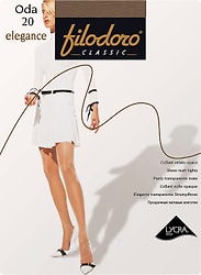 Колготки Filodoro Oda 20 Glace Темно-бежевые Размер 4