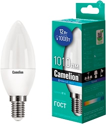 Лампа Camelion светодиодная LED12-C35 865 E14 12вт