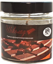 Свеча ароматизированная РСМ Шоколад в банке