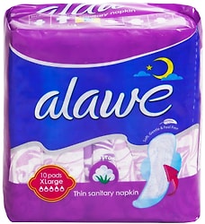 Прокладки Alawe Cotton XLarge 10шт