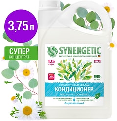 Кондиционер для белья Synergetic Эвкалипт и ромашка 3.75л