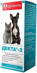 Капли для собак и кошек Apicenna Декта-2 для глаз 5мл