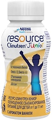 Сбалансирование питание для детей Resource Clinutren Junior с ароматом ванили 200мл