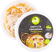 Капуста ФЭГ квашеная Провансаль 500г