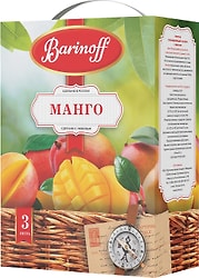 Напиток Баринофф сокосодержащий манго с мякотью для детей 3л