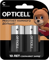 Батарейки Opticell C LR14 2шт