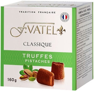 Изображение товара Конфеты F. Vatel трюфель с кусочками фисташки 160г