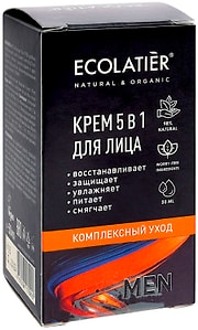 Изображение товара Гель для умывания Ecolatier Комплексный уход 5в1 мужской 50мл