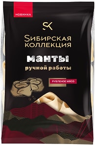Изображение товара Манты Сибирская коллекция ручной работы 500г