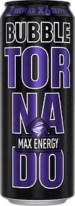 Изображение товара Напиток Tornado Max Energy Bubble энергетический 450мл