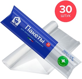 Изображение товара Пакеты для заморозки Lomberta 24*32 30шт