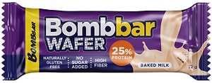 Изображение товара Батончик Bombbar вафельный с молочно-ореховой пастой Топленоое молоко 32г