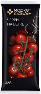 Изображение товара Помидоры Черри на ветке 250г упаковка