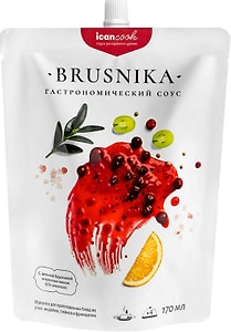 Изображение товара Cоус icancook Брусничный с красным вином 0% алкоголя  170мл