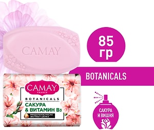 Изображение товара Мыло Camay Botanicals Японская сакура с натуральными экстрактами и маслами 85г