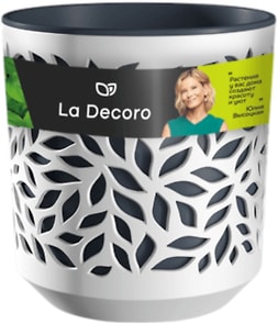 Изображение товара Кашпо La Decoro Leaves 1.25л в ассортименте