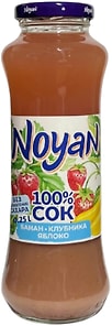 Изображение товара Сок Noyan Банан-Клубника-Яблоко 240мл