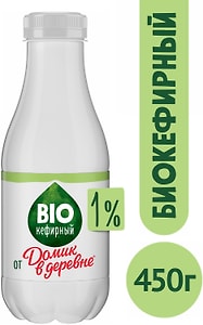 Изображение товара Продукт биокефирный Домик в деревне 1% 450мл