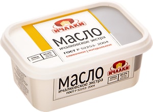 Изображение товара Масло сливочное Ичалки Ичалковское Экстра 80% 250г