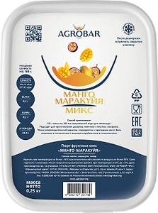 Изображение товара Пюре фруктовое Agrobar Манго маракуйя 250г