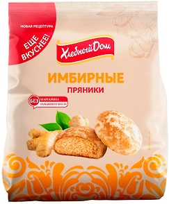 Изображение товара Пряники Хлебный Дом Имбирные 300г