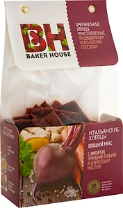 Изображение товара Хлебцы Baker House Итальянские овощной микс 250г