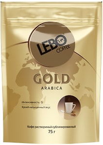 Изображение товара Кофе растворимый Lebo Gold 75г