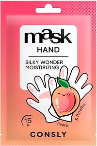 Изображение товара Парафин-маска для рук Consly Silky Wonder с экстрактом персика 15г