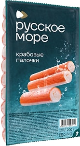 Изображение товара Крабовые палочки Русское море охлажденные 200г