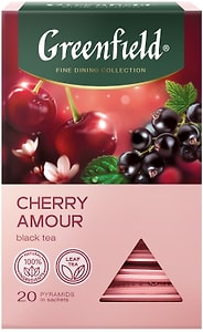 Изображение товара Чай черный Greenfield Cherry Amour 20*1.8г
