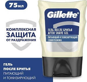 Изображение товара Гель после бритья Gillette Питающий и тонизирующий 75мл