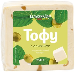 Изображение товара Тофу Сельский дом c оливками 250г