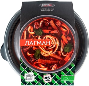 Изображение товара Суп Фросток Лагман замороженный 300г