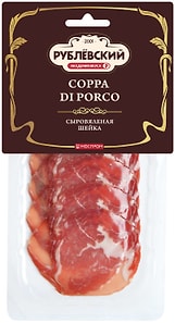 Изображение товара Шейка Рублевский Coppa di Porco свиная сыровяленая нарезка 70г