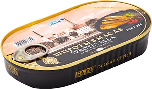 Изображение товара Шпроты БАРС из балтийской кильки в масле 175г