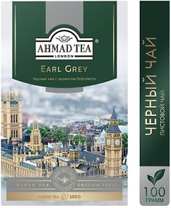 Изображение товара Чай черный Ahmad Tea Earl Grey 100г