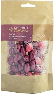 Изображение товара Драже Маркет Collection Миндаль в йогуртовой глазури с малиной и черникой 80г