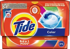 Изображение товара Капсулы для стирки Tide Color 10шт