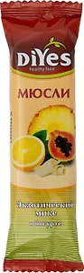Изображение товара Батончик мюсли DiYes Экзотический микс в йогурте 25г