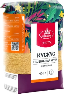 Изображение товара Кускус Агро-Альянс Экстра пшеничный 450г