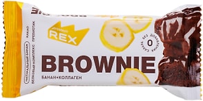 Изображение товара Пирожное ProteinRex протеиновое Брауни Банан-Коллаген 50г