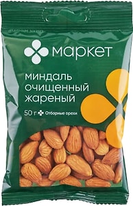 Изображение товара Миндаль Маркет Очищенный жареный 50г