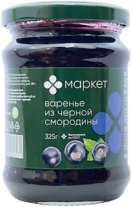 Изображение товара Варенье Маркет Перекресток Черносмородиновое 325г