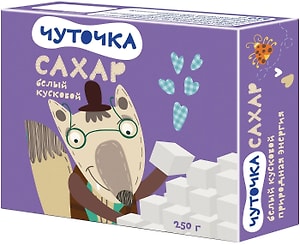 Изображение товара Сахар Чуточка кусковой 250г
