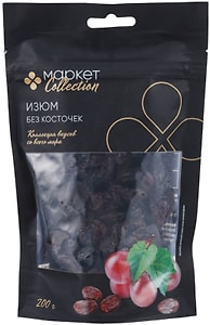 Изображение товара Виноград сушеный Маркет Collection без косточек 200г