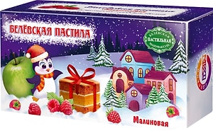 Изображение товара Пастила Белевская Пастильная Мануфактура Белевская с малиной 200г