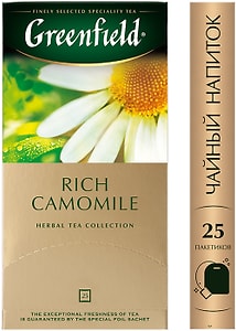 Изображение товара Чай травяной Greenfield Rich Camomile 25*1.5г