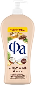 Изображение товара Крем-гель для душа Фа Cream & Oil Какао 750мл