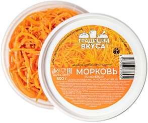 Изображение товара Морковь Традиции Вкуса по-корейски 500г