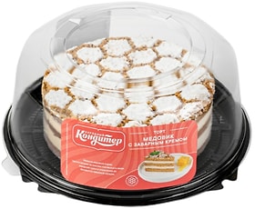 Изображение товара Торт Медовик Народный Кондитер с заварным кремом 500г